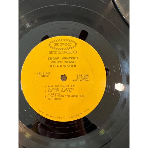 Edgar Winters White Trash "Roadwork" Vinyl Record Set 1972  KEG 31249 E 31250 - Picture 8 of 8